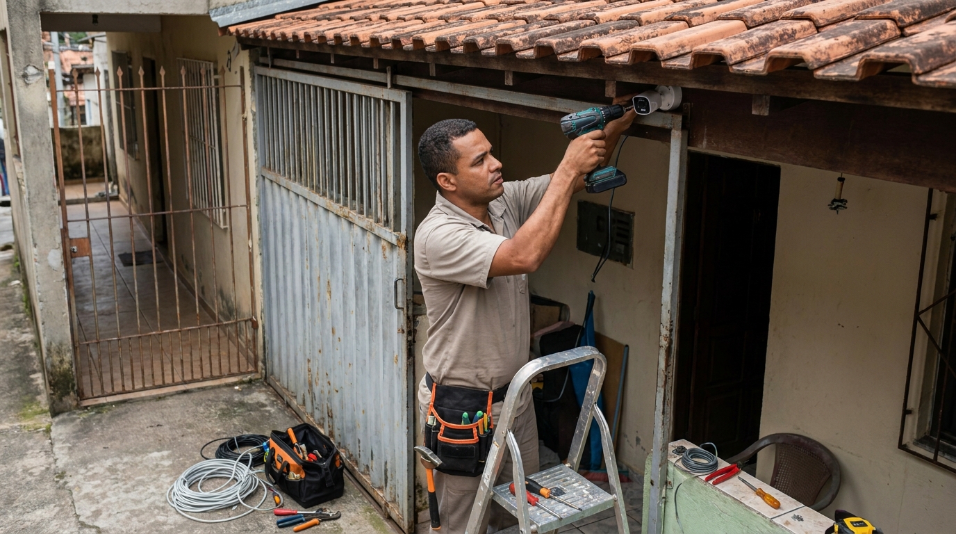 Instalação de Câmera Residencial em São José dos Campos‑SP