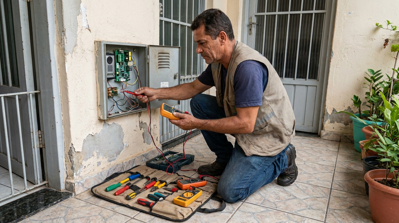 Troca de Fiação de Interfone em São José dos Campos‑SP